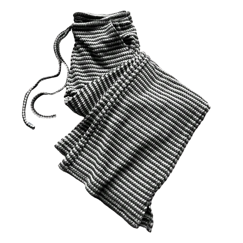 đ 50% RABATT! đ¸ Gestreifte Damenhose mit Kordelzug & Weitem Bein â Bequeme Passform, Leichter Stoff & Perfekt FĂźr Einen Lässigen Look âď¸