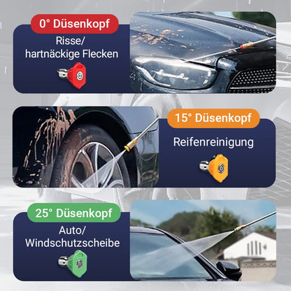 💎 50% RABATT! 💥 Profi Hochdruckreiniger-Stab-Set (4000 PSI) – Extrem Robust, Verstellbare Düse & Tiefenreinigung