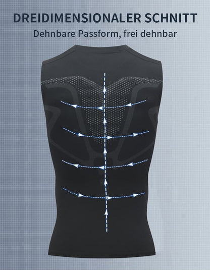 👚 50% RABATT! 🔥 Ionic Shaping ärmelloses Shirt – 2025 Neue Version – Figurformend, atmungsaktiv & perfekt für unter jedem Outfit ✨