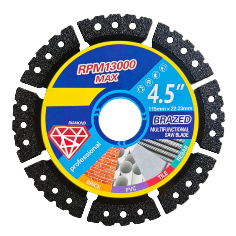 🔥 Die Wahl der Profis auf der Baustelle! 4,5-Zoll Mehrfachmaterial-Diamanttrennscheibe – maximale Haltbarkeit ✅
