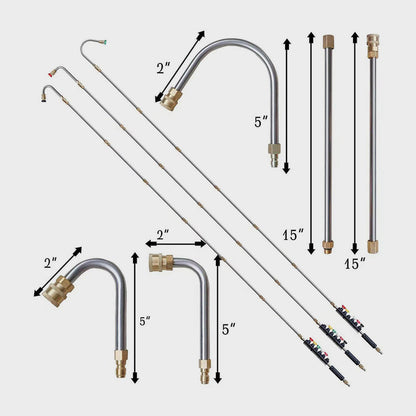 💎 50% RABATT! 💥 Profi Hochdruckreiniger-Stab-Set (4000 PSI) – Extrem Robust, Verstellbare Düse & Tiefenreinigung