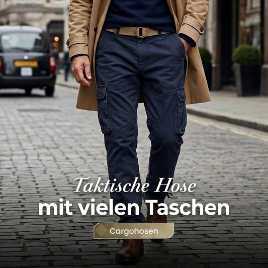 🔥Solange der Vorrat reicht 50 % Rabatt!🎉Taktische Cargo-Hose für Herren mit mehreren Taschen