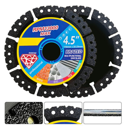 🔥 Die Wahl der Profis auf der Baustelle! 4,5-Zoll Mehrfachmaterial-Diamanttrennscheibe – maximale Haltbarkeit ✅