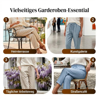 💕50% RABATT💕Lässige Baumwoll- und Leinenhosen für Damen