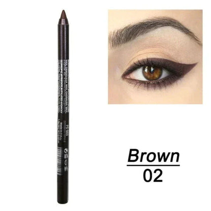 📢📢50 % RABATT!! ⏰ 24 Stunden lang anhaltender, wasserfester Farb-Eyeliner – 13 Farben, Perlmutt- und Matt-Finish, einfach anzuwenden 🎨