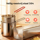🍳🥟 Friggitrice Multifunzione in Acciaio Inox 304 – Certificata alimentare, design anti-schizzi, cestello filtrante, per patatine croccanti e pollo dorato senza olio sui muri né sulle mani 🛡️🔥