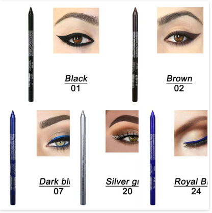 📢📢50 % RABATT!! ⏰ 24 Stunden lang anhaltender, wasserfester Farb-Eyeliner – 13 Farben, Perlmutt- und Matt-Finish, einfach anzuwenden 🎨