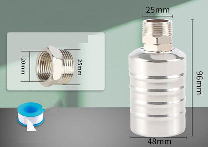 304 Valvola galleggiante di controllo del livello dell'acqua completamente automatica in acciaio inox