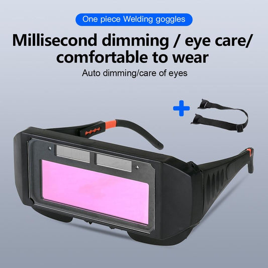 👓🔧50 % RABATT JETZT! 🔧 Automatisch abdunkelnde Schweißschutzbrille – für WIG, MIG & Elektrodenschweißen, schützt vor Funken & intensivem Lichtbogen ⚡