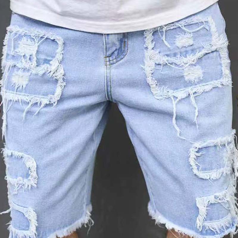 🔥 Herren-Ripped-Denim-Shorts mit Fransen-Details – Lässiger Look, Bequeme Passform & Perfekt Für Den Sommer ☀️