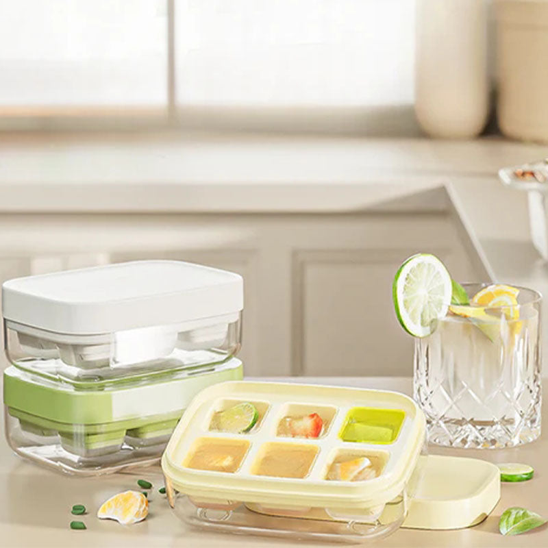 🧊 LIMITED-TIME 50% RABATT! ✨ Mini-Eiswürfelform 6er – Lebensmittelecht, Leicht zu Lösen ✨