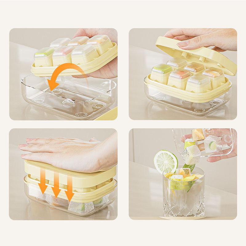 🧊 LIMITED-TIME 50% RABATT! ✨ Mini-Eiswürfelform 6er – Lebensmittelecht, Leicht zu Lösen ✨