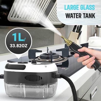 ⏰⏰Pulitore a Vapore Portatile ad Alta Temperatura 2500W con Pressione