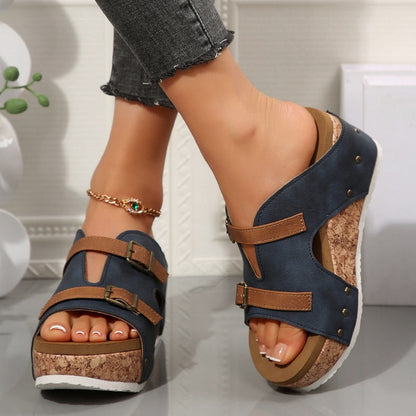 👡 50% RABATT! ✨ Modische Plateau-Sandalen mit Keilabsatz für Damen – Bequem, Stilvoll & Perfekt Für Den Sommer ☀️