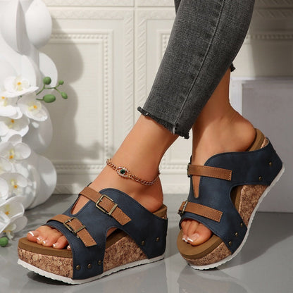 👡 50% RABATT! ✨ Modische Plateau-Sandalen mit Keilabsatz für Damen – Bequem, Stilvoll & Perfekt Für Den Sommer ☀️