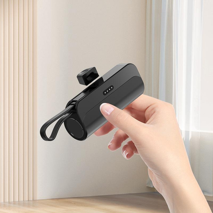 ✨Tragbare Powerbank mit hoher Kapazität und integrierten Kabeln