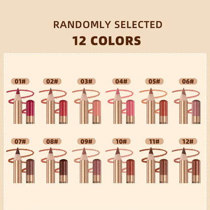 👄 50 % RABATT! 💄 12-teiliges Set mit wischfesten Liplinern – langanhaltend, cremig und wasserfest – perfekt für den Alltag oder professionelles Make-up 🎨