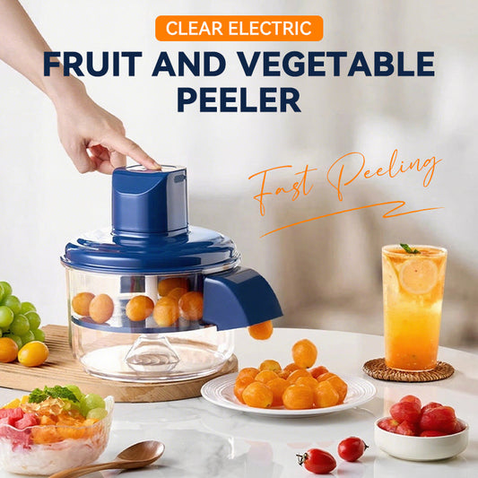 🔥Offerta natalizia a tempo limitato: 60% DI SCONTO!!!🔥Pelapatate elettrico trasparente per frutta e verdur