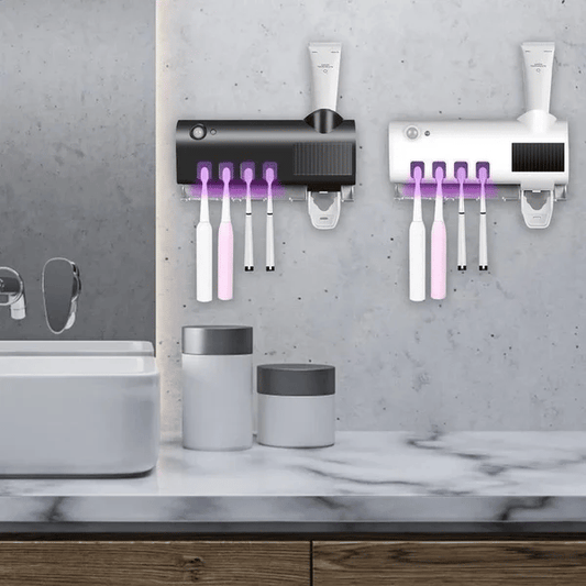 📢📢SCONTO DEL 50%!! ⏰Porta spazzolino intelligente con sterilizzazione UV🦷