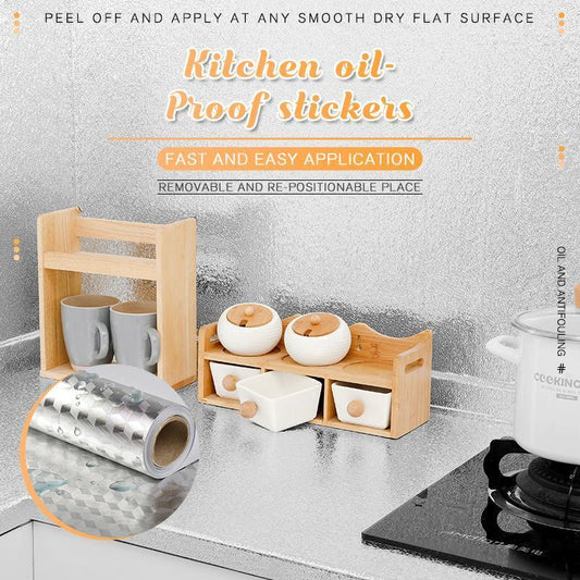 🛡️ 50% DI SCONTO! 🍳Adesivi autoadesivi per la cucina – Proteggono mobili e piani di lavoro da grasso e macchie. Tagliabili su misura, rimovibili. Un vero salvavita in cucina! 🌟✅