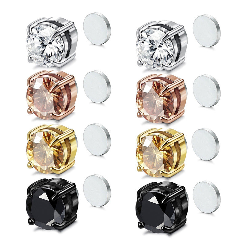 🔥 Heißer Sale: 50 % Rabatt 🔥 Magnetische Zirkonia-Ohrstecker – kein Piercing nötig