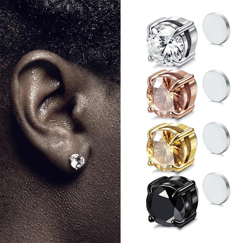 🔥 Heißer Sale: 50 % Rabatt 🔥 Magnetische Zirkonia-Ohrstecker – kein Piercing nötig