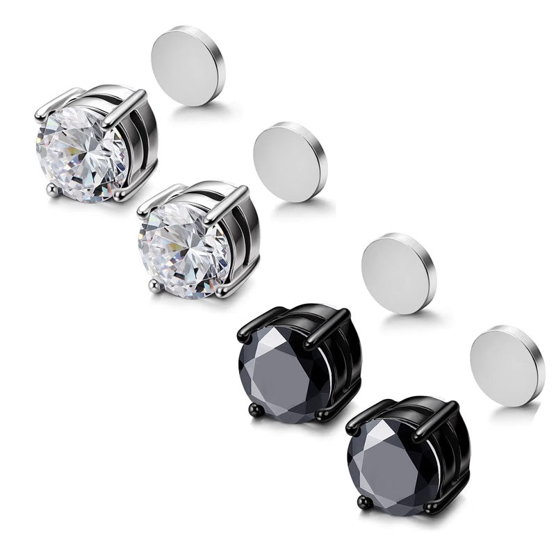 🔥 Heißer Sale: 50 % Rabatt 🔥 Magnetische Zirkonia-Ohrstecker – kein Piercing nötig