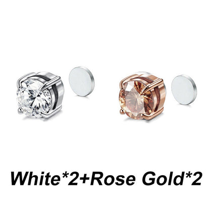 🔥 Heißer Sale: 50 % Rabatt 🔥 Magnetische Zirkonia-Ohrstecker – kein Piercing nötig
