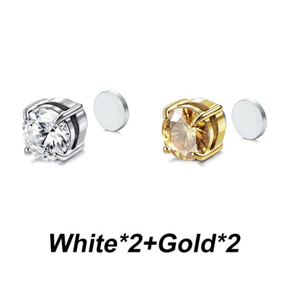 🔥 Heißer Sale: 50 % Rabatt 🔥 Magnetische Zirkonia-Ohrstecker – kein Piercing nötig