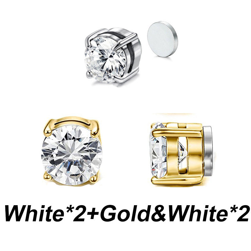 🔥 Heißer Sale: 50 % Rabatt 🔥 Magnetische Zirkonia-Ohrstecker – kein Piercing nötig