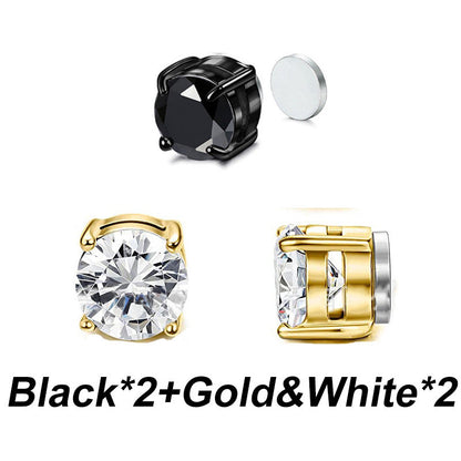 🔥 Heißer Sale: 50 % Rabatt 🔥 Magnetische Zirkonia-Ohrstecker – kein Piercing nötig