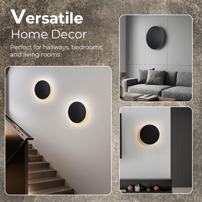 50 % RABATT!! 🌟Moderne runde LED-Wandleuchten