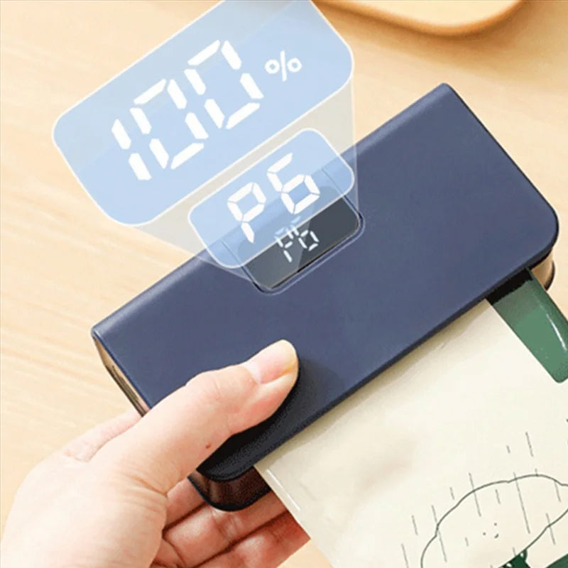 Wiederaufladbarer 2-in-1-Mini-Beutelverschließer mit Schneidevorrichtung