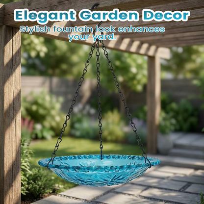 ✨Hängender Springbrunnen für den Außenbereich mit Vogelbad und Futterstelle⛲🐦