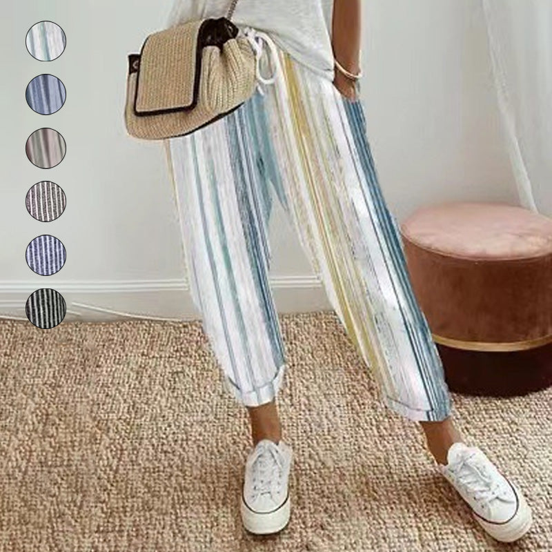 👖 50% RABATT! 🔥 Damen Freizeithose mit Print – Bequem, stylisch & perfekt für jeden Tag – Leichter Stoff, lockere Passform – ideal für City, Strand oder entspannte Stunden zu Hause 🌸