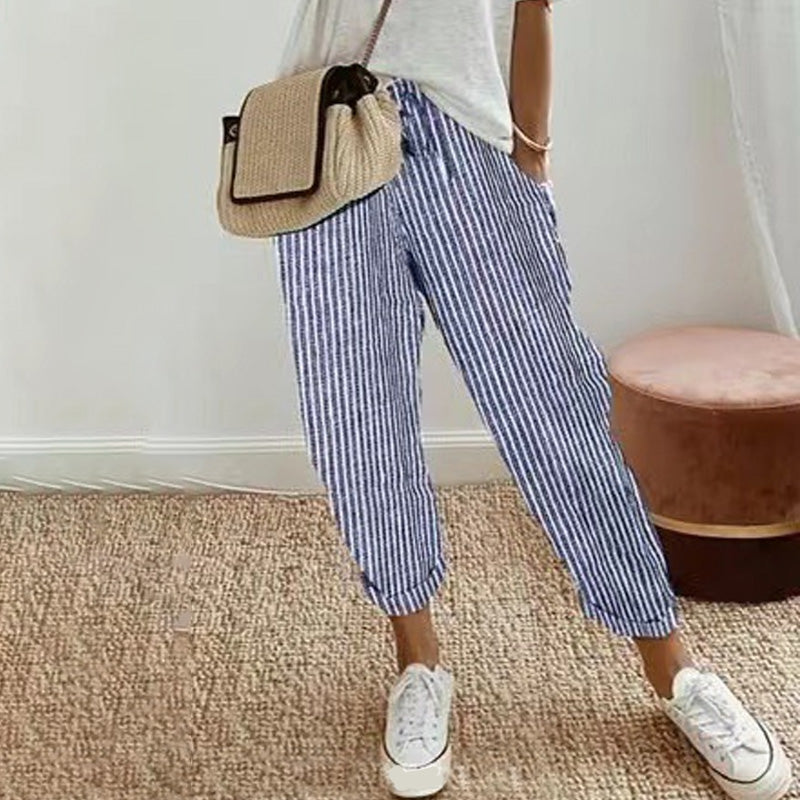 👖 50% RABATT! 🔥 Damen Freizeithose mit Print – Bequem, stylisch & perfekt für jeden Tag – Leichter Stoff, lockere Passform – ideal für City, Strand oder entspannte Stunden zu Hause 🌸