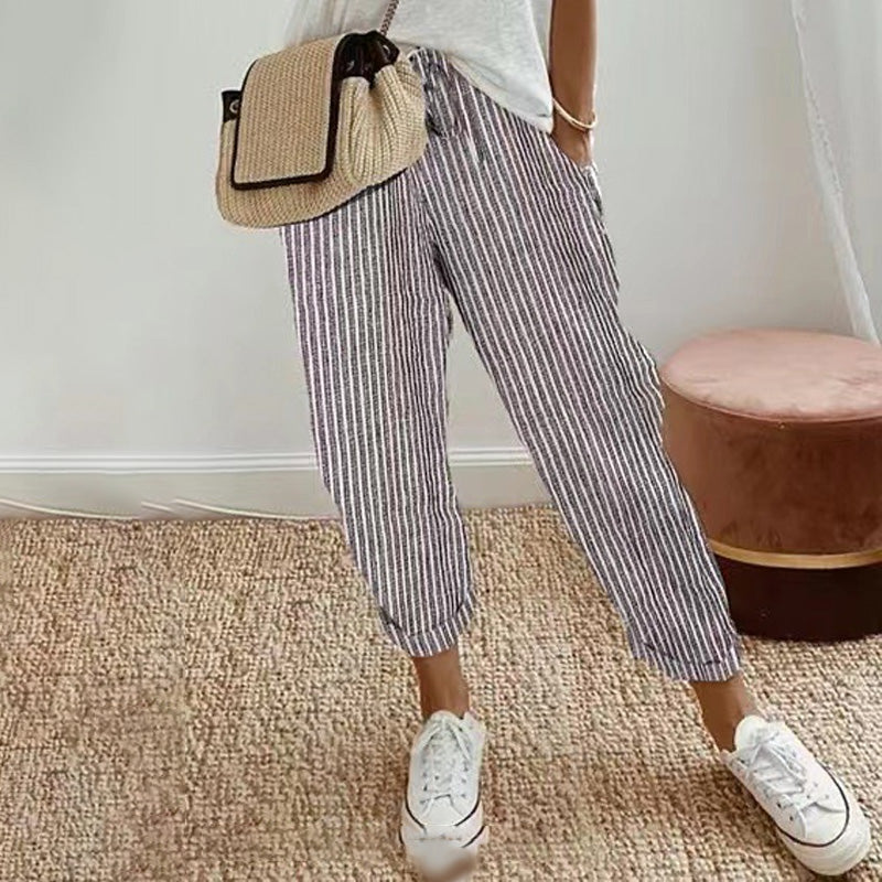👖 50% RABATT! 🔥 Damen Freizeithose mit Print – Bequem, stylisch & perfekt für jeden Tag – Leichter Stoff, lockere Passform – ideal für City, Strand oder entspannte Stunden zu Hause 🌸