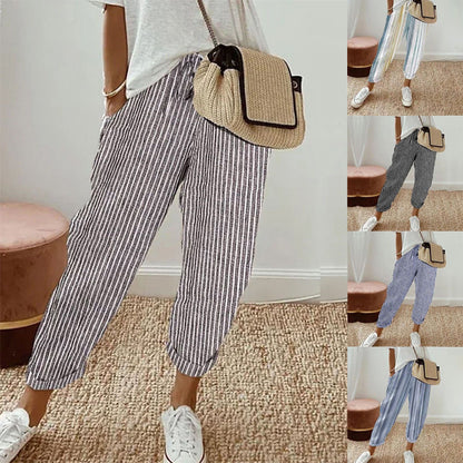 👖 50% RABATT! 🔥 Damen Freizeithose mit Print – Bequem, stylisch & perfekt für jeden Tag – Leichter Stoff, lockere Passform – ideal für City, Strand oder entspannte Stunden zu Hause 🌸