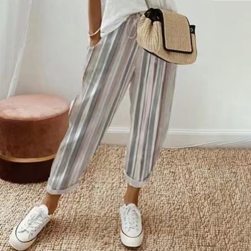 👖 50% RABATT! 🔥 Damen Freizeithose mit Print – Bequem, stylisch & perfekt für jeden Tag – Leichter Stoff, lockere Passform – ideal für City, Strand oder entspannte Stunden zu Hause 🌸