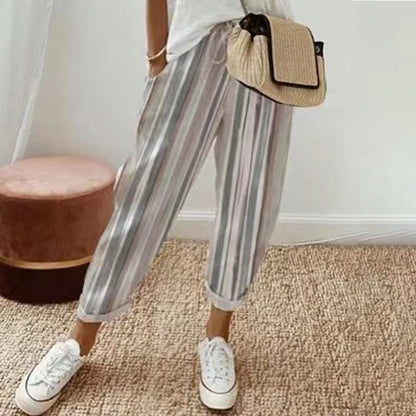 👖 50% RABATT! 🔥 Damen Freizeithose mit Print – Bequem, stylisch & perfekt für jeden Tag – Leichter Stoff, lockere Passform – ideal für City, Strand oder entspannte Stunden zu Hause 🌸