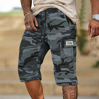 🔥 Herren-Camo-Cargoshorts mit Mehreren Taschen – Bequem, Strapazierfähig & Perfekt für Outdoor-Aktivitäten 🏕️
