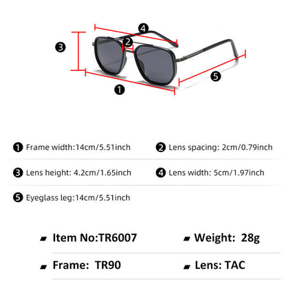 💎50 % Rabatt🕶️Polarisierte quadratische UV400-Sonnenbrille☀️Modisch und zugleich leistungsstark⚡️