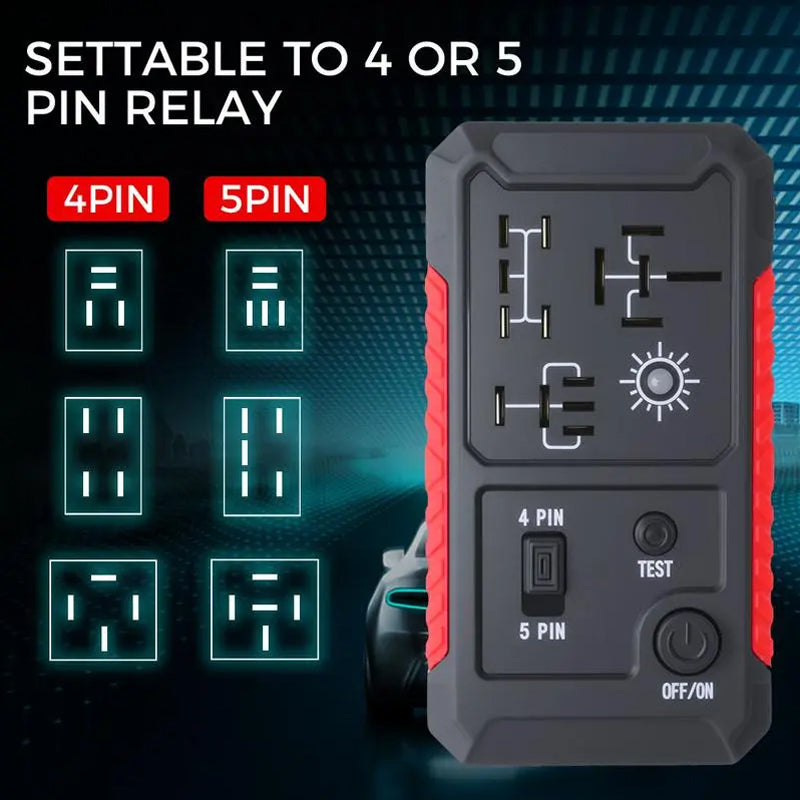 USB-C Kfz-Relaisprüfer für 4/5-polige Relais