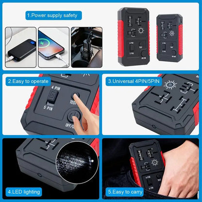 USB-C Kfz-Relaisprüfer für 4/5-polige Relais