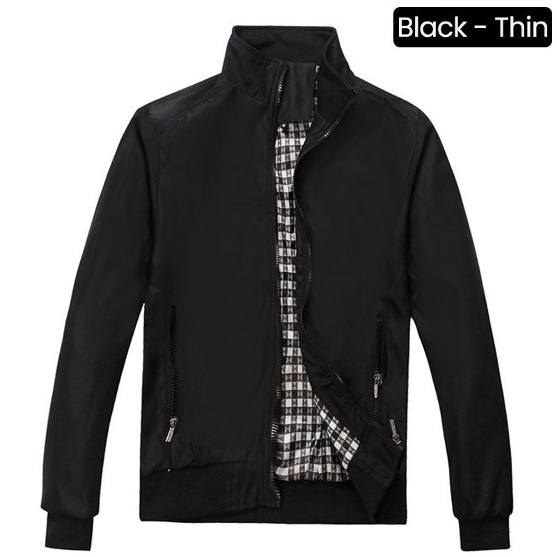 🧥 50% RABATT ! Elegante Windjacke für Herren – Lässiger Business-Style mit Stehkragen & Mehreren Taschen 💼
