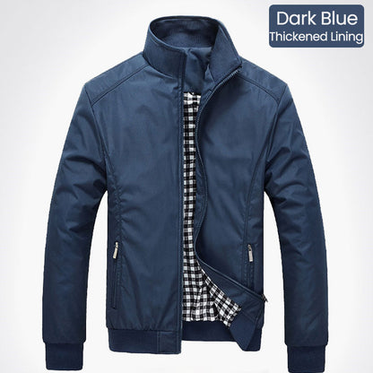 🧥 50% RABATT ! Elegante Windjacke für Herren – Lässiger Business-Style mit Stehkragen & Mehreren Taschen 💼