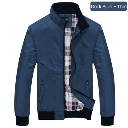🧥 50% RABATT ! Elegante Windjacke für Herren – Lässiger Business-Style mit Stehkragen & Mehreren Taschen 💼