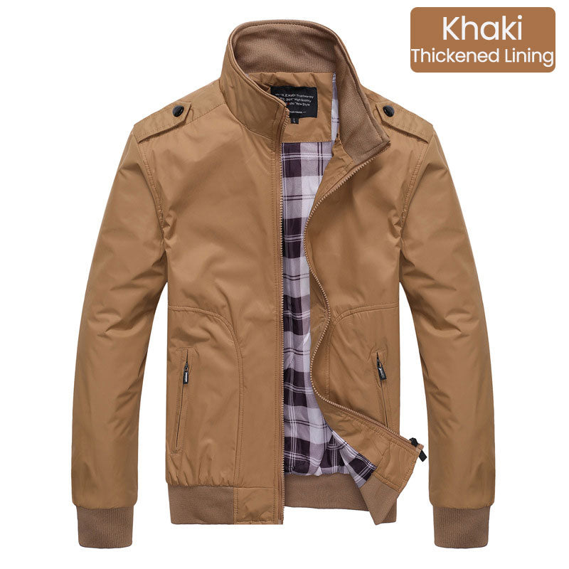 🧥 50% RABATT ! Elegante Windjacke für Herren – Lässiger Business-Style mit Stehkragen & Mehreren Taschen 💼