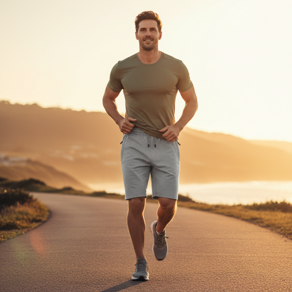 Herren Casual Sportshorts mit hoher Dehnbarkeit