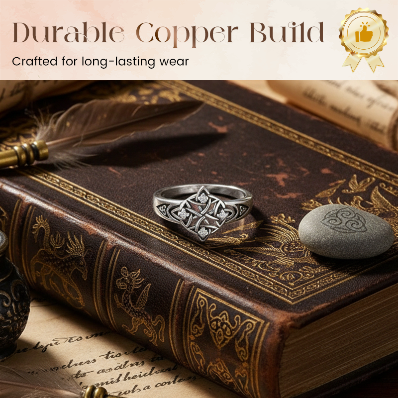 🔥Limitiertes Angebot: 💍Keltischer Liebesknoten Ring – Trinity Design – Vintage Silber